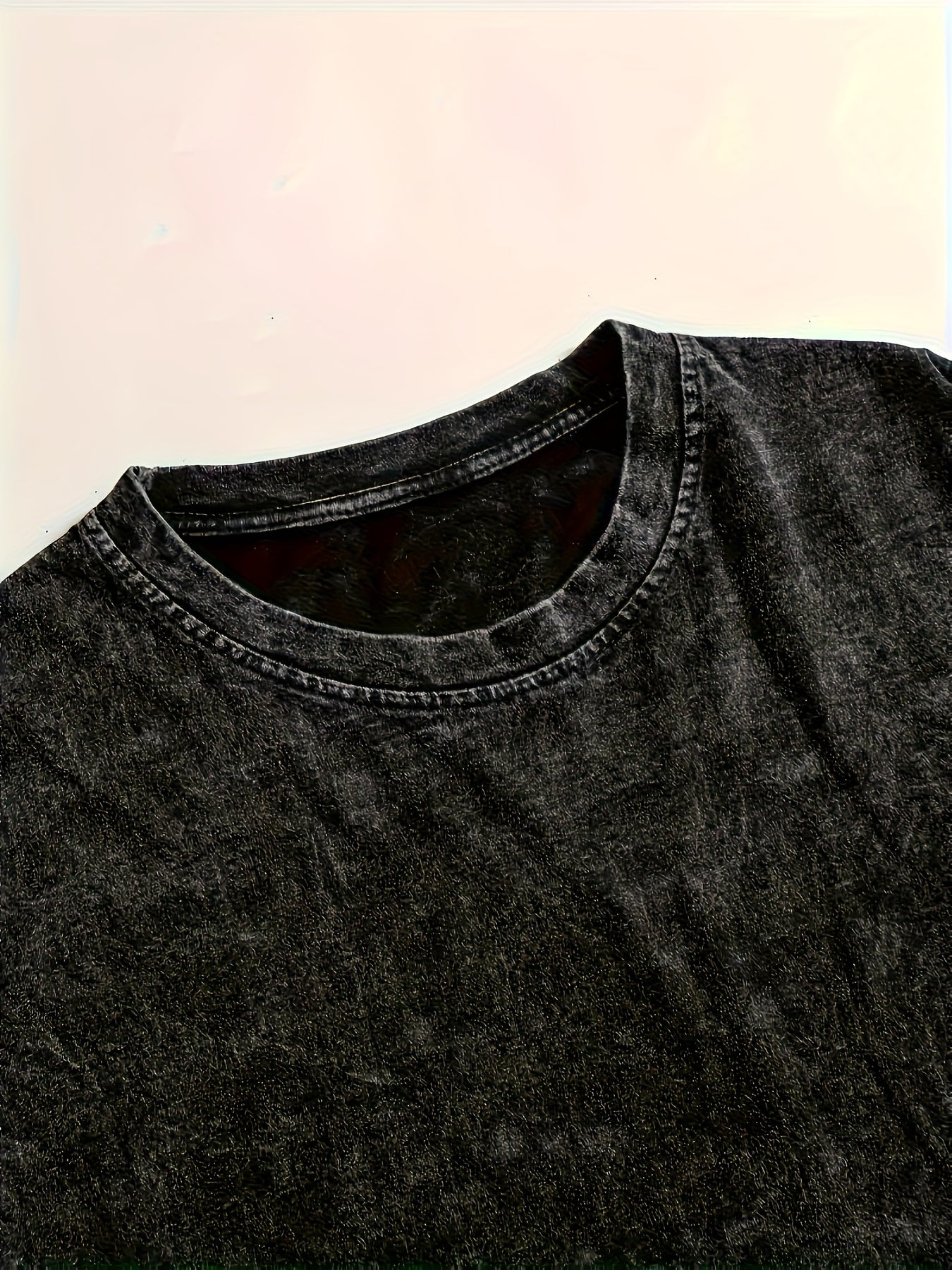 Men'S 100% Cotton Washed Casual T-Shirt with Vibrant Red Rose Print - Loose Fit, Round Neck, Short Sleeve, Summer Essential, Everyday Tshirt | Relaxed Fit Shirt | Durable Fabric, T Shirts