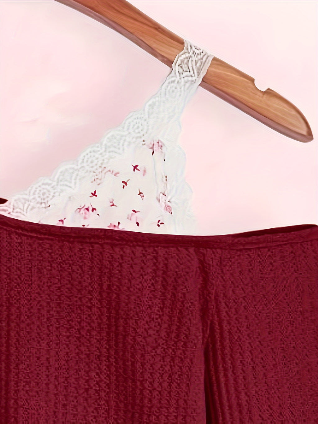 Spring and Autumn Lace Strapless Off-Shoulder Slant Collar T-shirt