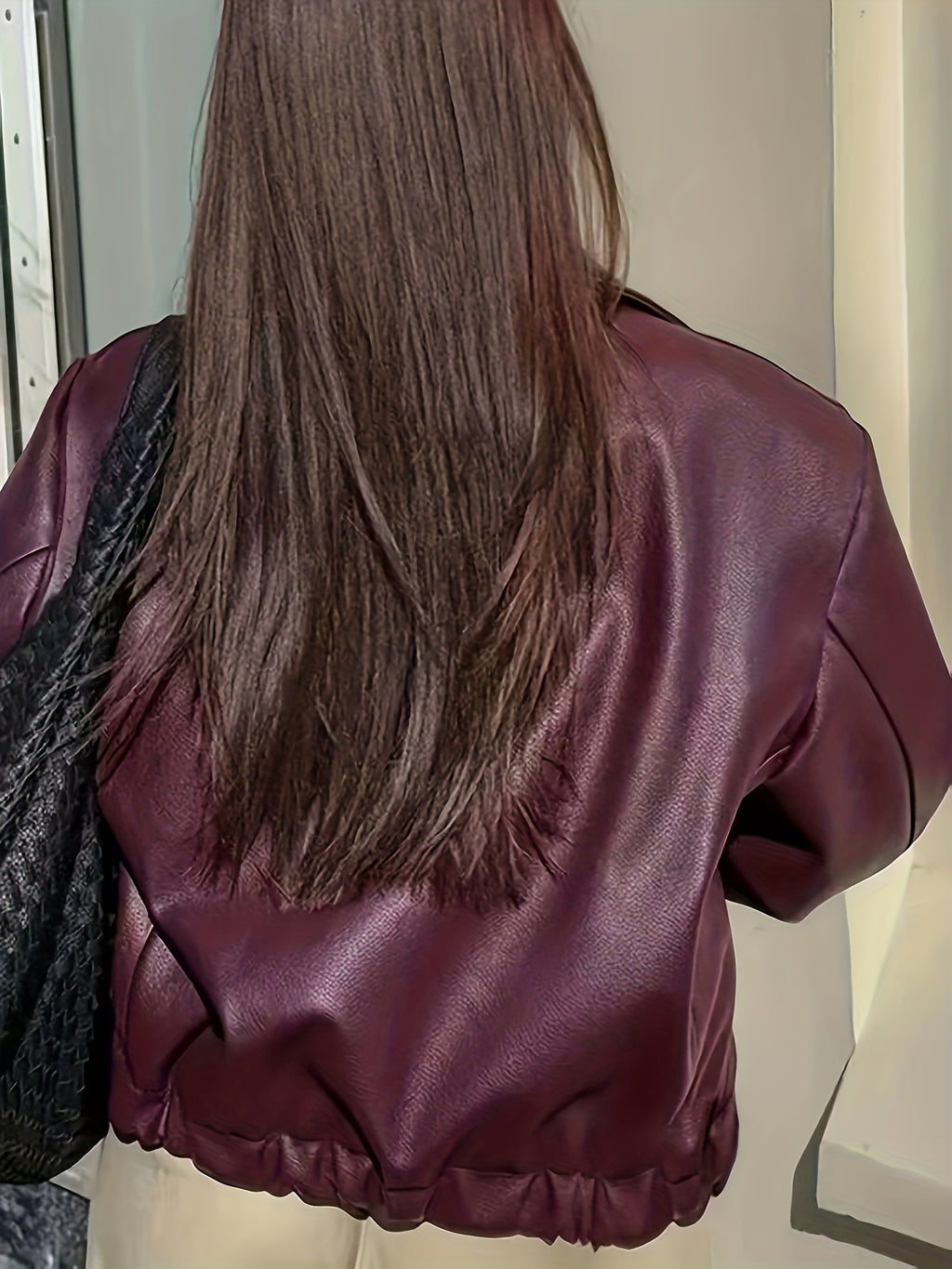 Women'S Casual Chic Jacket - Brown Zip-Up Coat with Lapel Collar, Structured Fit for Spring/Fall, Office, Party, Everyday - Durable Outerwear For Women, Ladies Jacket, Party Attire, Sleek Design, Stylish Coat, Fashion Lovers,