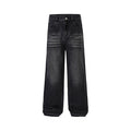 Black Baggy Rigid Jeans