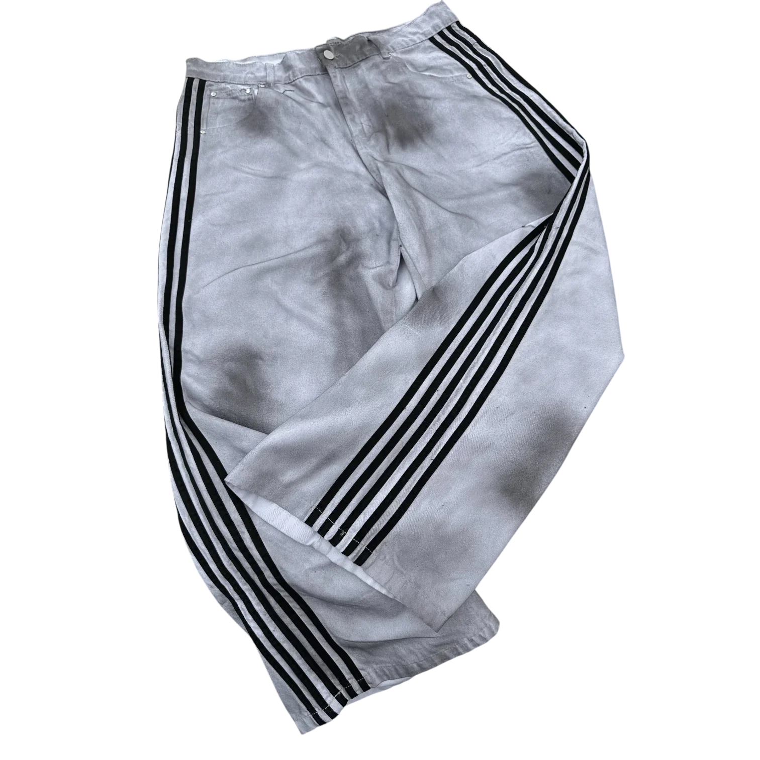 Y2K Baggy Jeans Harajuku vintage Striped Embroidered high quality Sweatpants men women Hip Hop Casual wide leg jeans streetwear