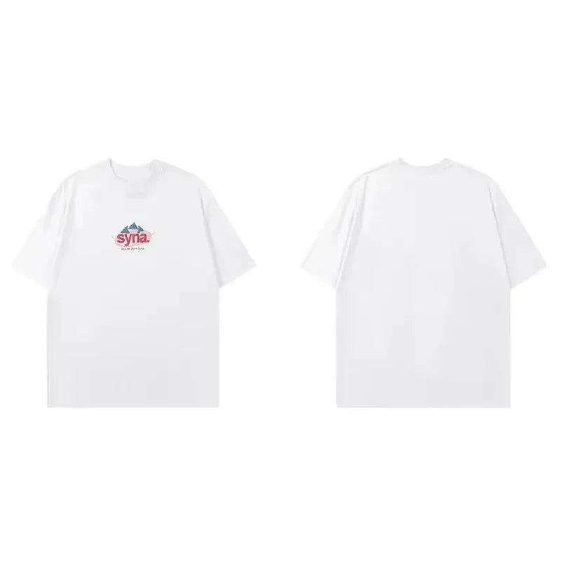 2025 Streetwear Y2K SYNA Fun Halloween World Scream T Shirts Men Women Hip Hop Printed Tees Gothic Short Sleeves O Neck Top