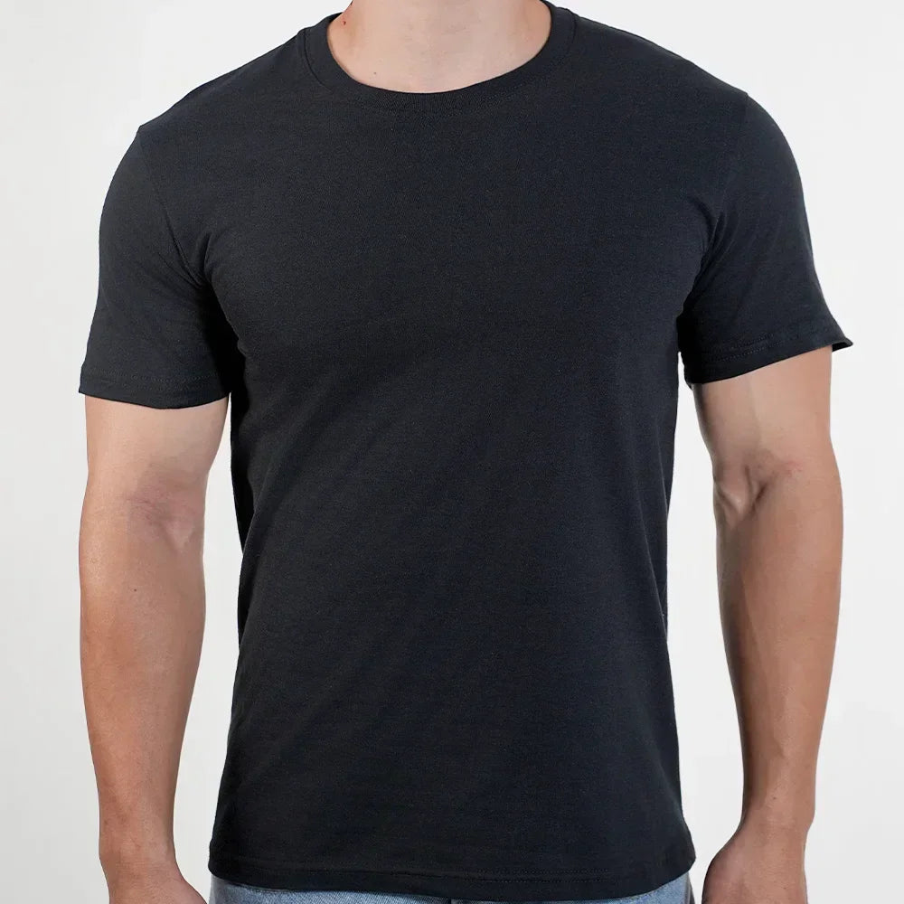 2025 popular men's top, cool and breathable, high elastic quick drying